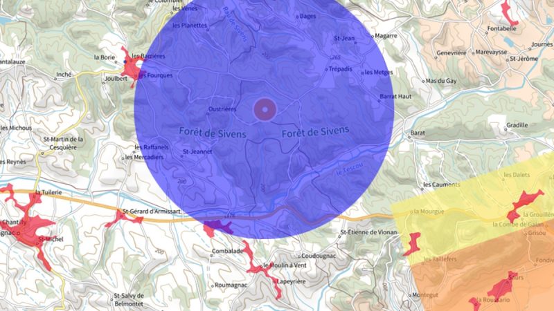 Forêt de Sivens : des interdictions de vol en drone en 2023 et 2024
