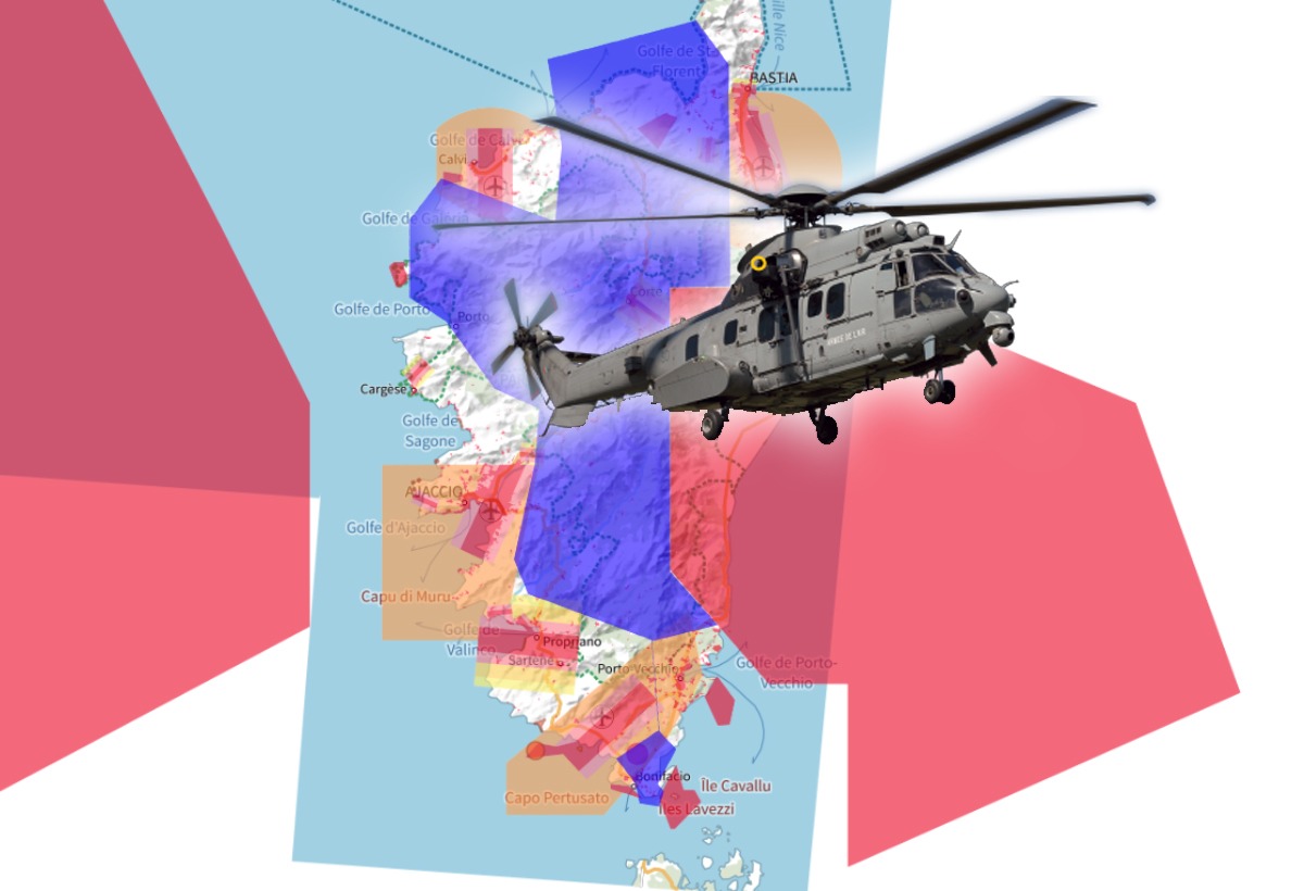 Corse : des interdictions de vol en drones pour l’exercice Rotary Wing Mission Commander Course 2023