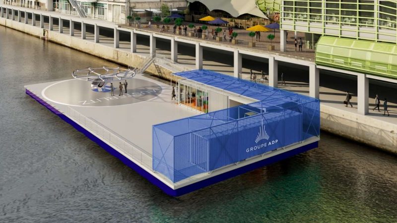 Enquête publique concernant le Vertiport expérimental sur la Seine à Paris pour accueillir des eVTOL