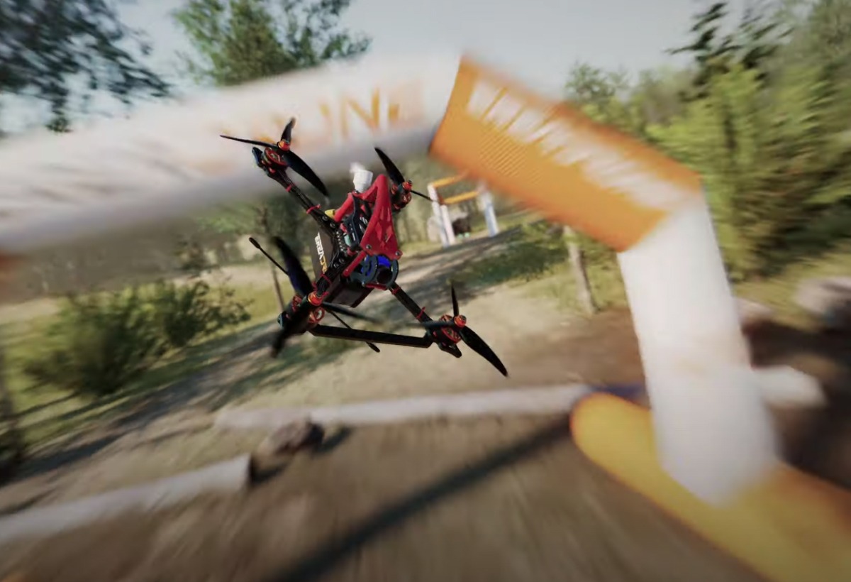 EreaDrone 2023 : le simulateur de FPV racing progresse vite !