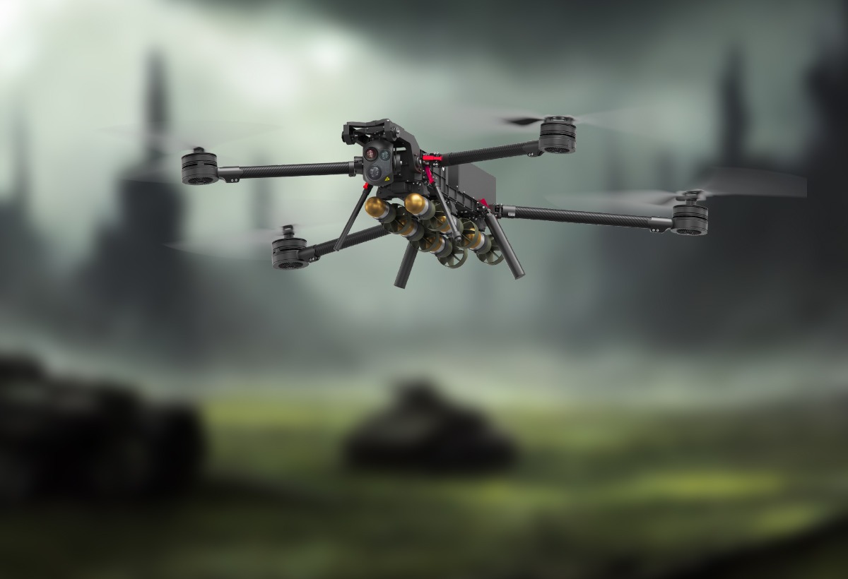 Origin a imaginé le Beak, un drone spécialement prévu pour le largage de charges