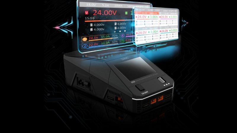 ToolkitRC Q6AC, un chargeur multifonction et nomade pour 4 batteries