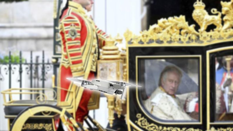 Grande-Bretagne : une amende pour avoir fait voler un drone pendant le couronnement de Charles III