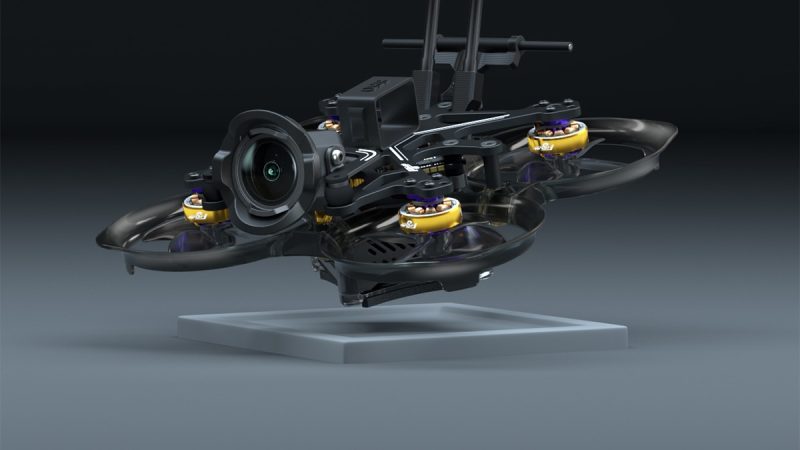 Flywoo présente le FlyLens 75 HD, un cinewhoop prêt pour O3, Walksnail, HDZero, analogique