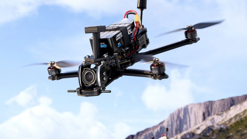 GePRC présente le Tern-LR40, un FPV longrange 4 pouces en O3, Wasp et analogique