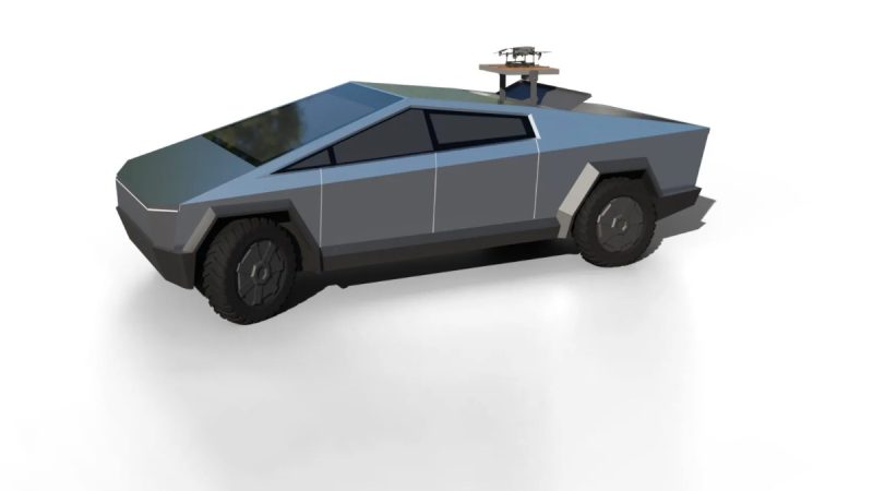 Heisha propose une station drone pour le Cybertruck de Tesla