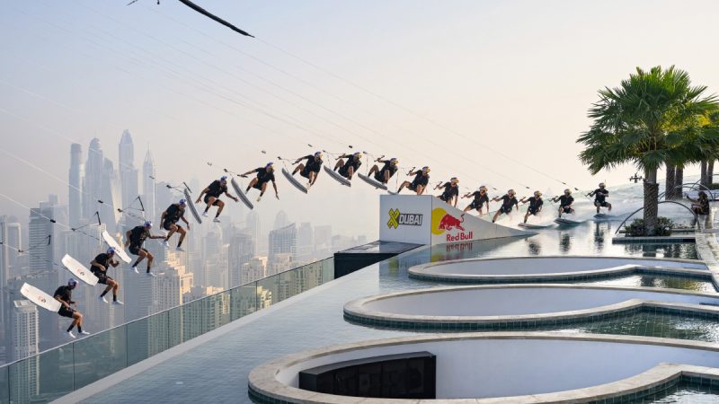 Red Bull, Brian Grubb, le wakebase et le dive à Dubaï