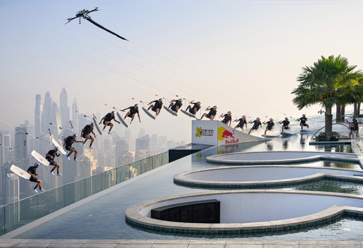 Red Bull, Brian Grubb, le wakebase et le dive à Dubaï