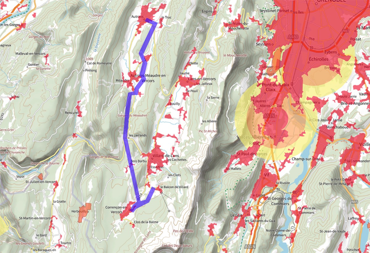 Vercors : interdictions de vol en drone près de Villard-de-Lans en 2024