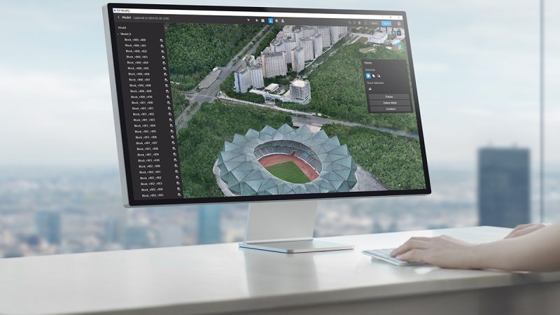DJI présente DJI Modify, un outil d’édition et réparation de modèles 3D en combinaison avec DJI Terra