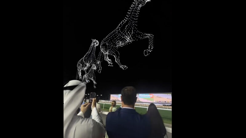 Une animation de 3 chevaux en drones à Dubaï : vrai ou fake ?