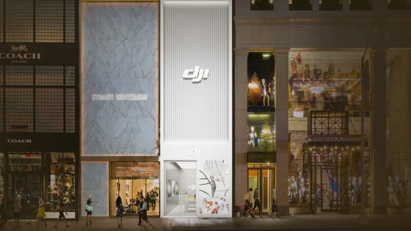 Le premier DJI Store aux Etats-Unis a ouvert sur la 5e Avenue à New York