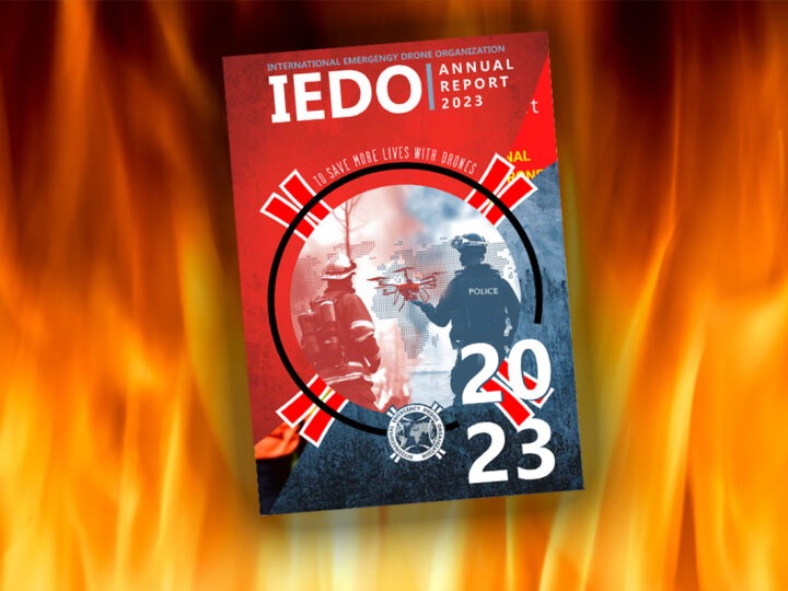 L’IEDO publie son rapport 2023 des usages de drones dans le cadre de missions de secours