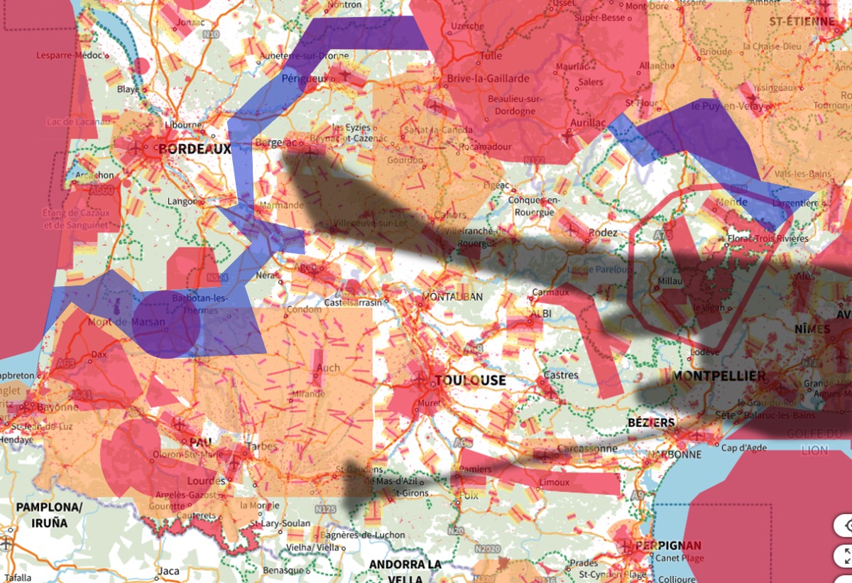 Durandal 2024 : interdictions de vol en drone dans le sud-ouest en mai et juin 2024 