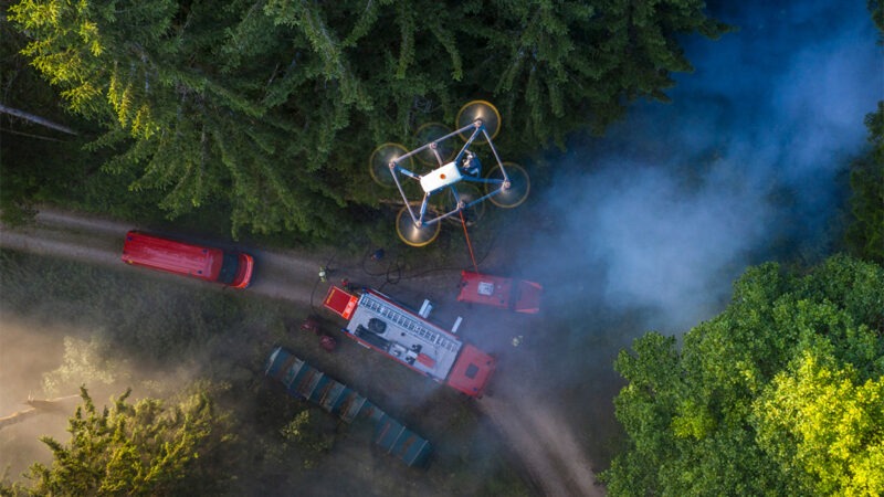 Fotokite : levée de fonds pour ses drones captifs destinés à la sécurité publique et à la lutte contre les incendies