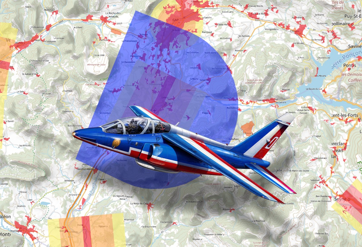 Région de Gap : interdiction de vol en drone pour le meeting aérien en avril et mai 2024