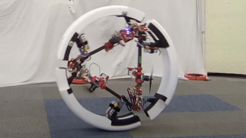L’université de Tokyo présente Delta, un drone volant déformable et roulant