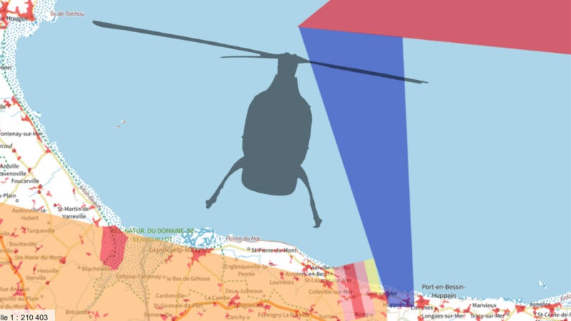 Baie de Seine : les interdictions de vol en drone face à Port en Bessin en 2024 et 2025