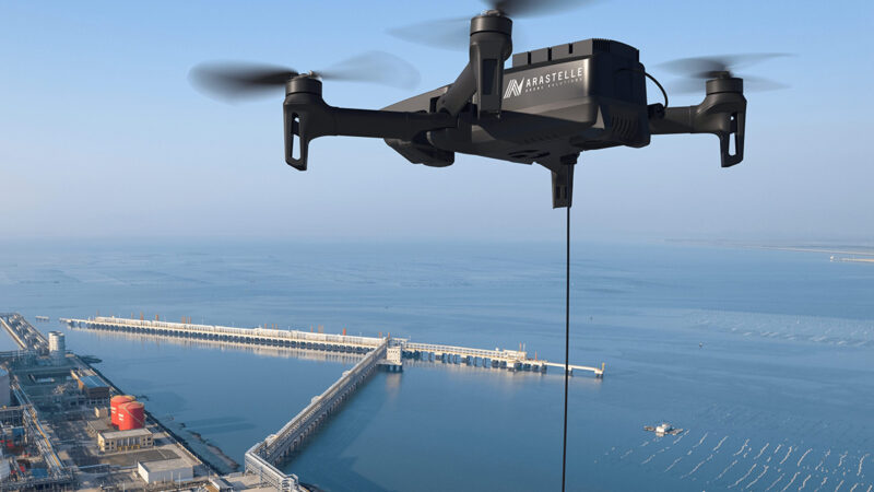 Arastelle propose une station filaire pour l’Anafi USA de Parrot