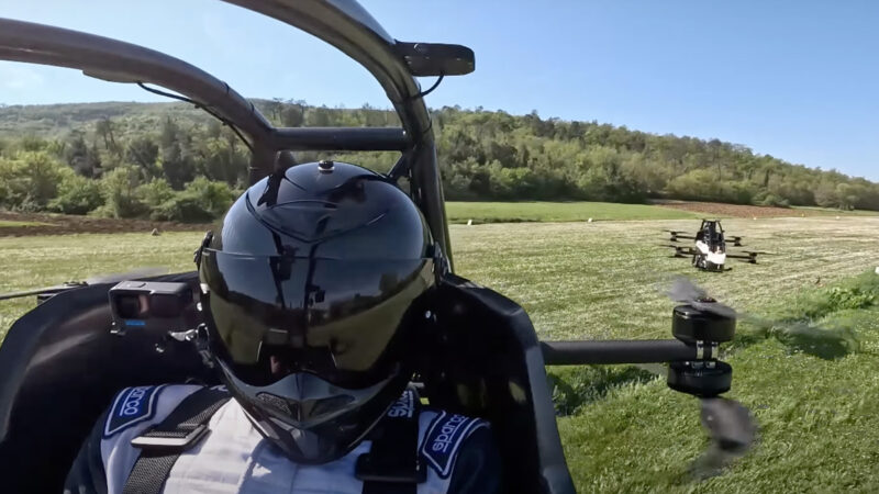 Jetson One : 2 eVTOL en vol simultané