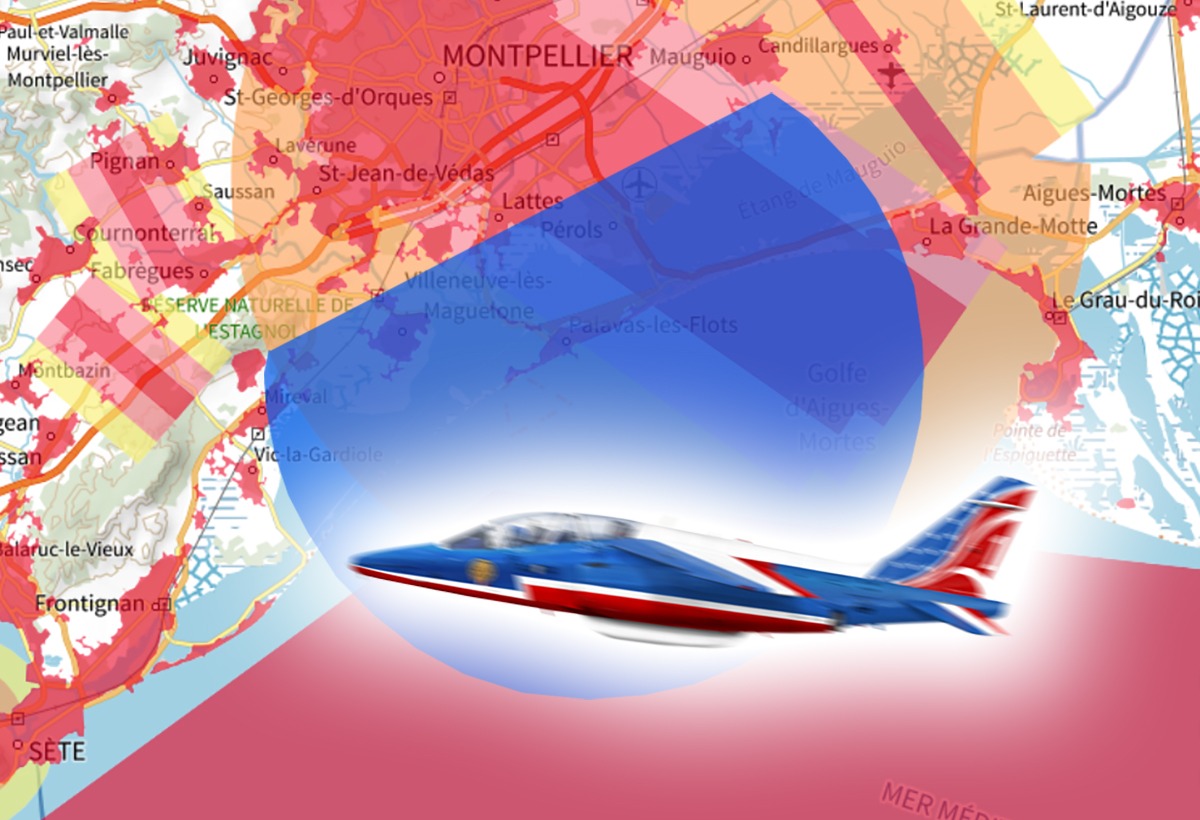 Région de Palavas : les interdictions de vol en drone les 17 et 18 juillet 2024