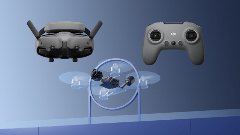 DJI : le casque Goggles 3 et la radiocommande 3 DJI FPV sont désormais compatibles avec le O3 Air Unit