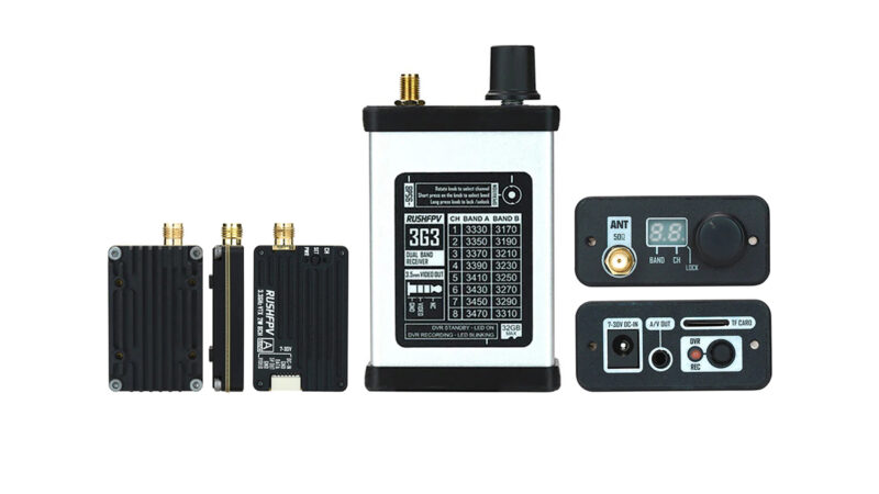 RushFPV : un système FPV analogique en 3.3 GHz