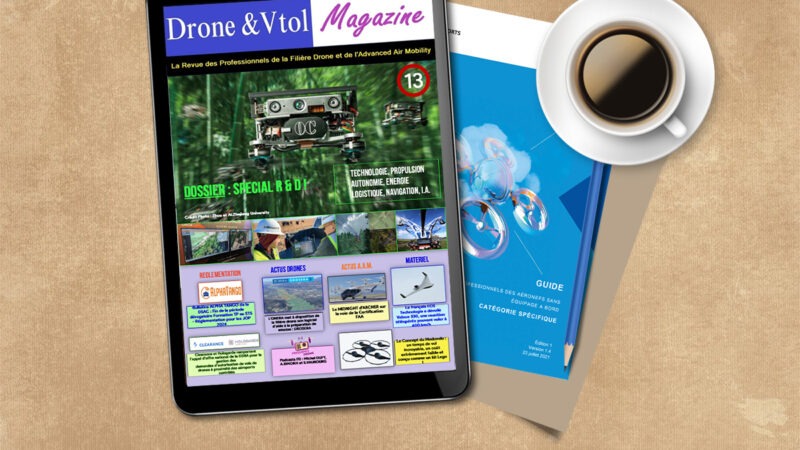 Le numéro 13 de Drone & VTOL magazine est disponible, spécial « R&D »