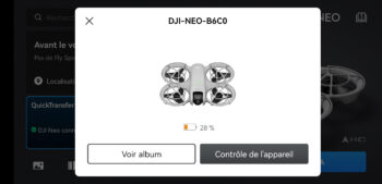 dji neo screen 104
