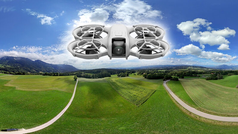 DJI Neo : peut-on faire des panoramas sphères à 360° ? (oui, on peut !)