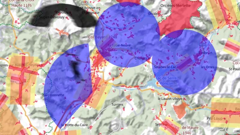 Région de Gap : des interdictions de vols en drone mi-octobre 2024