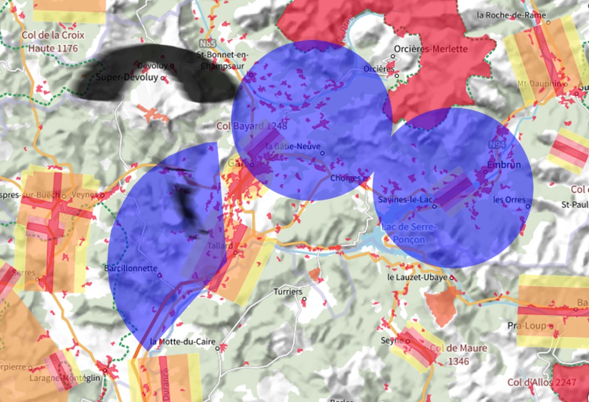 Région de Gap : des interdictions de vols en drone mi-octobre 2024
