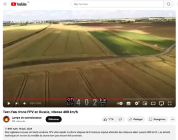 Le vrai-faux « test d’un drone FPV en Russie, vitesse 400 km/h » 1 madukfpv russie 02