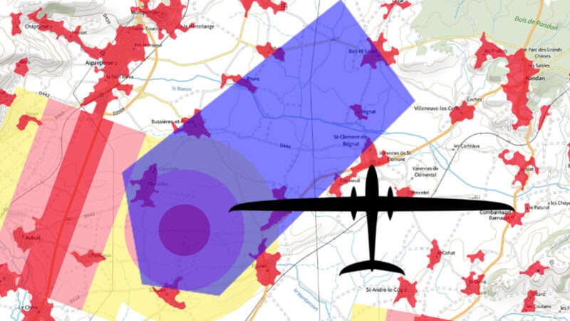 Région de Aigueperse : des interdictions de vol en drone en 2024 et 2025