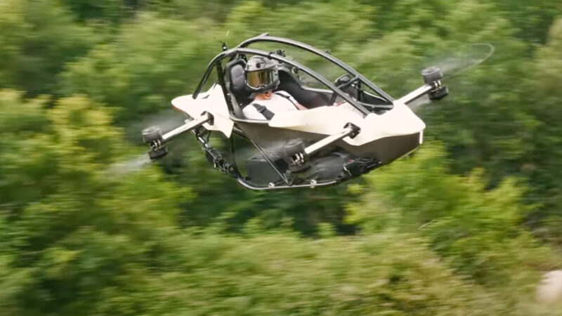 Jetson One : bientôt des vols freestyle habités ?