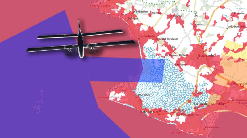 Région du Croisic et des marais salants de Guérande : interdictions de vol en drone en 2025