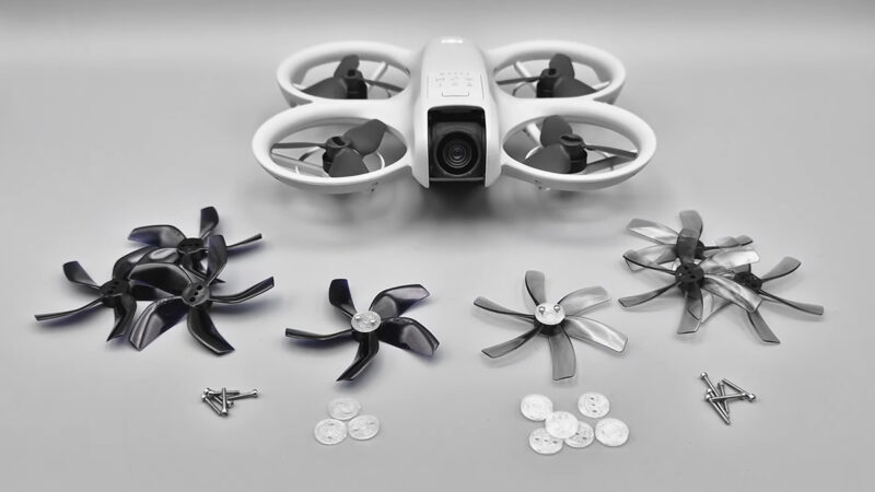 DJI Neo : un adaptateur pour installer d’autres hélices que celles d’origine, par quadmovr