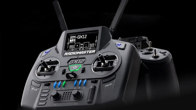 Radiomaster présente la radiocommande GX12, ExpressLRS double bande