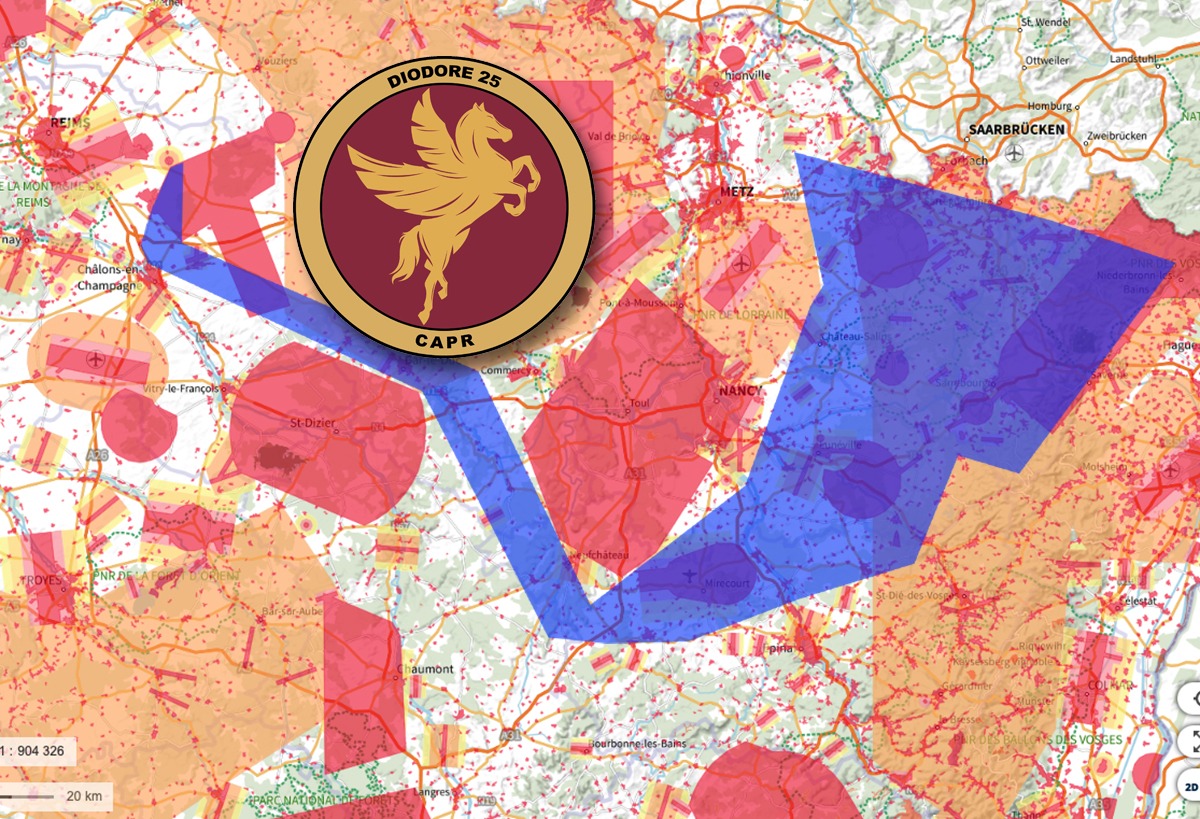 Exercice Diodore 2025 dans le Grand Est : les interdictions de vol en drone fin mars 2025
