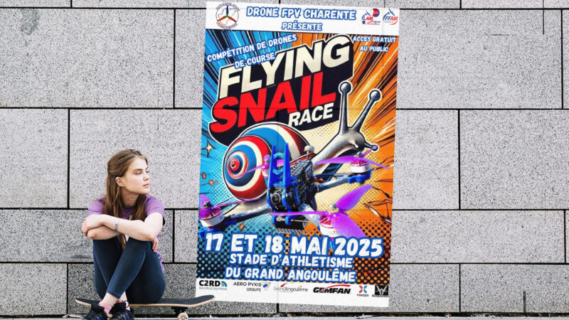 Flying Snail Race 2025 : une compétition de drone racing en Charente les 17 et 18 mai 2025