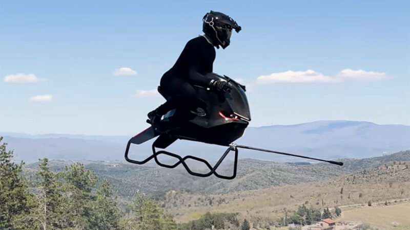 Teaser de Volonaut pour la présentation d’une moto volante