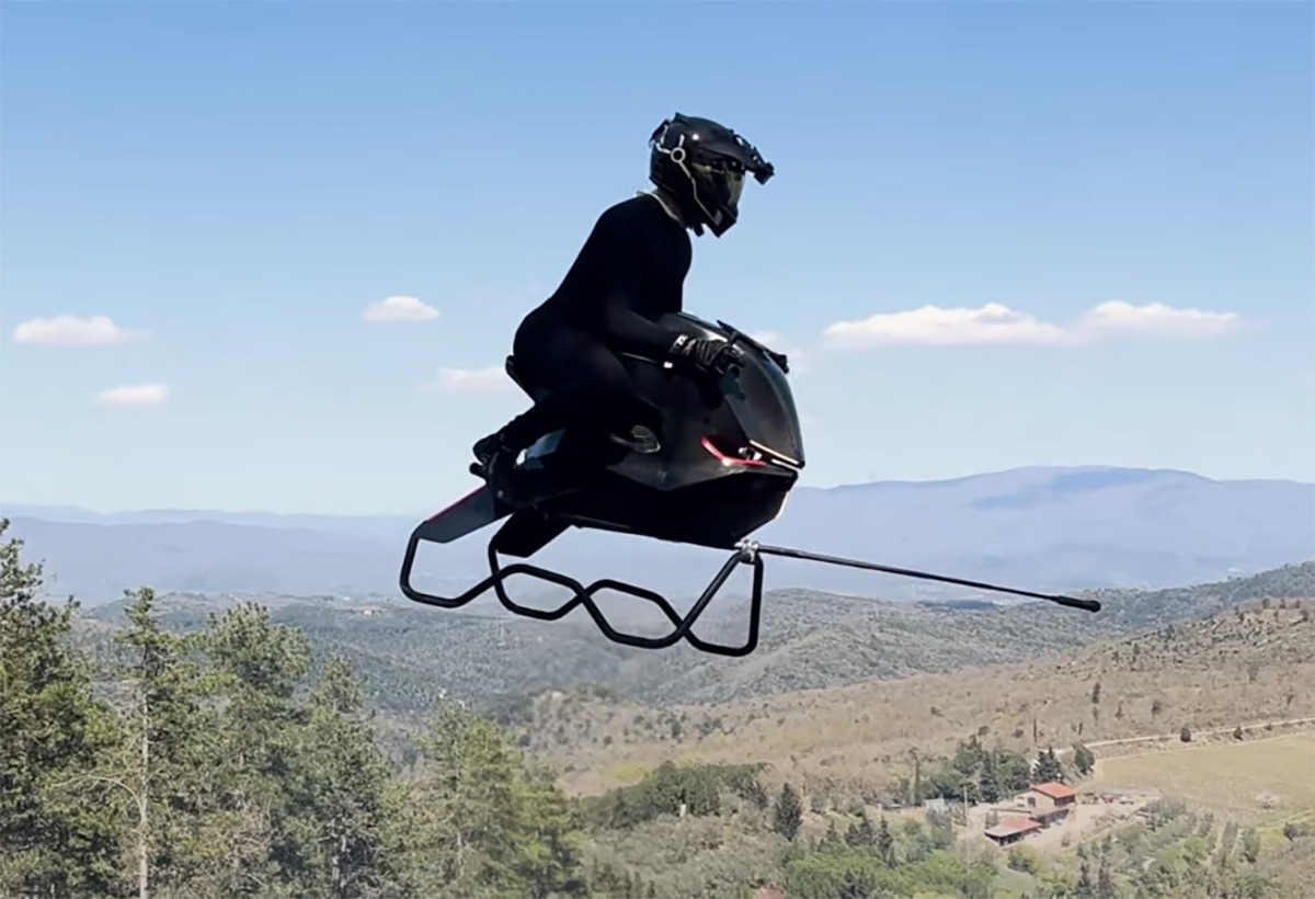 Teaser de Volonaut pour la présentation d’une moto volante