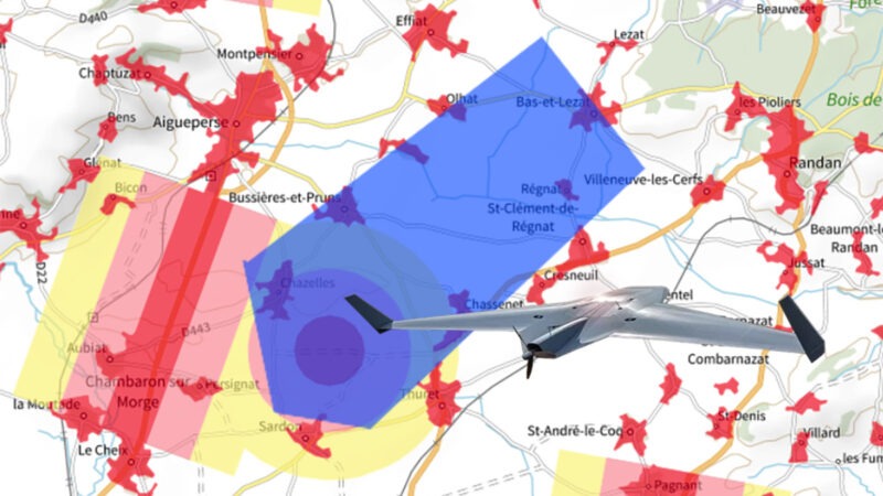 Région de Aigueperse : les interdictions de vol en drone en 2025 et 2026