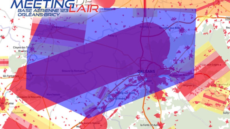 Meeting de l’air : les interdictions de vol en drone dans la région d’Orléans fin mai 2025