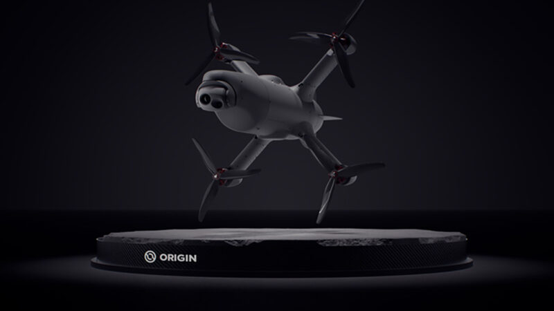 Origin a dévoilé Blaze, un drone d’interception avec un système d’acquisition de cible