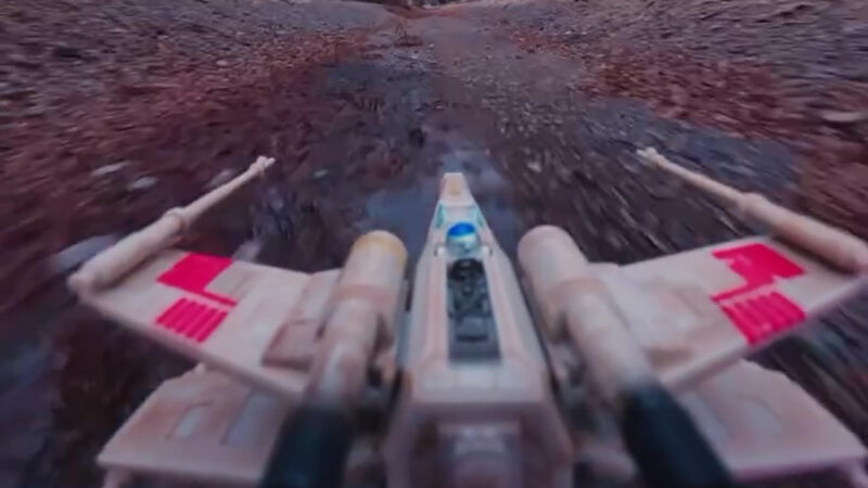 La vidéo sympa : Star Wars sur un drone FPV