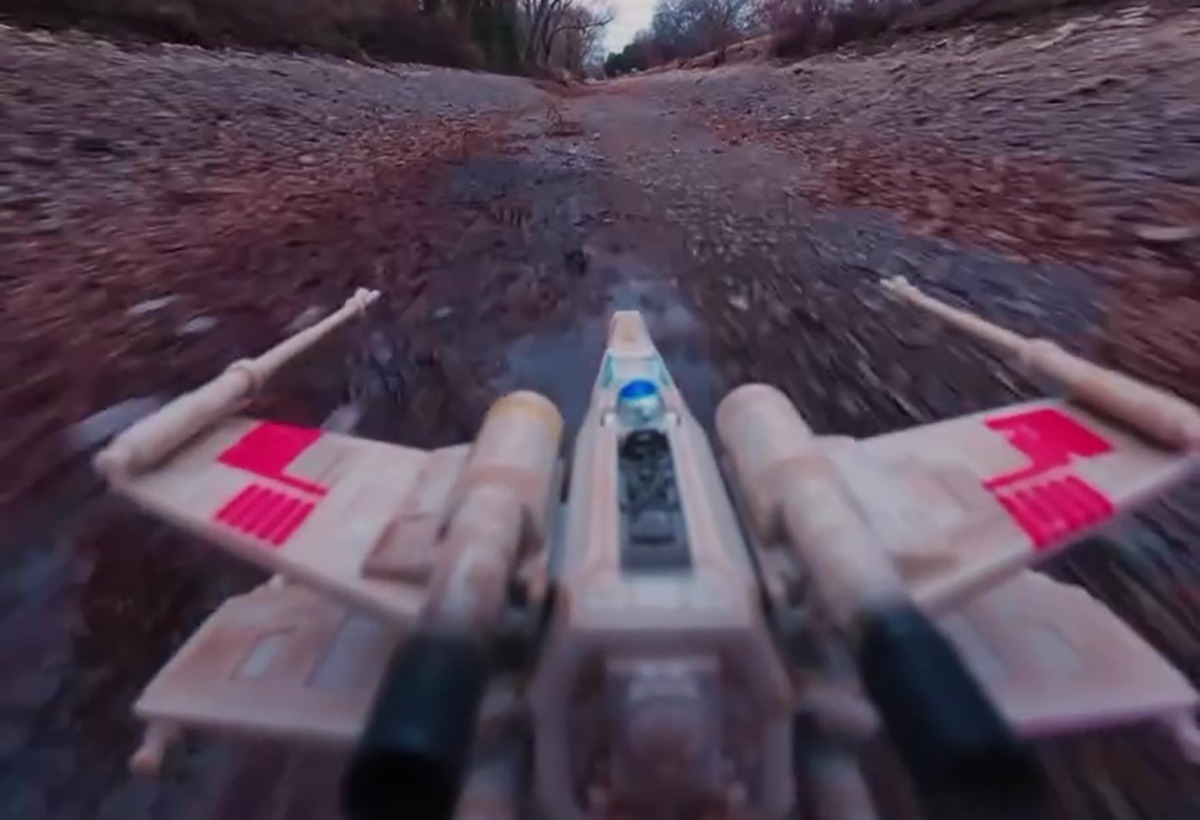 La vidéo sympa : Star Wars sur un drone FPV