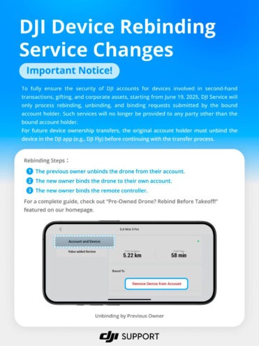 dji appairage desappairage 02