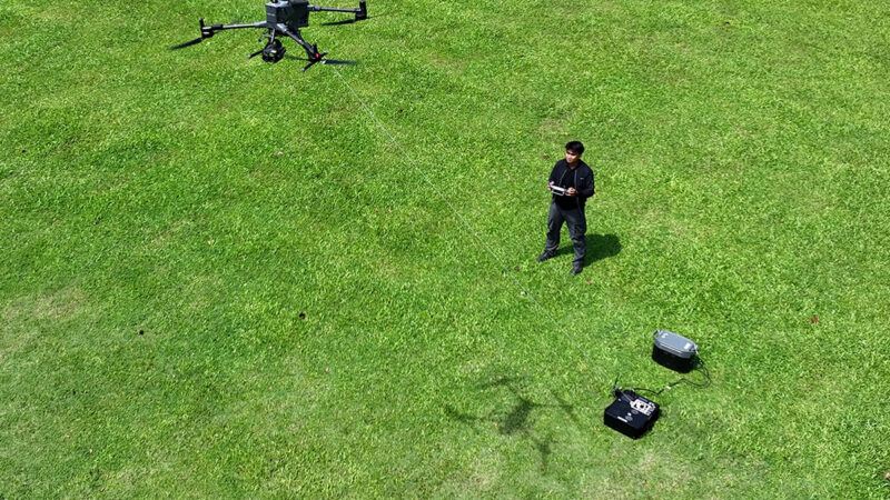 Volarious propose le système d’alimentation captif V-Line Pro pour le DJI Matrice 400
