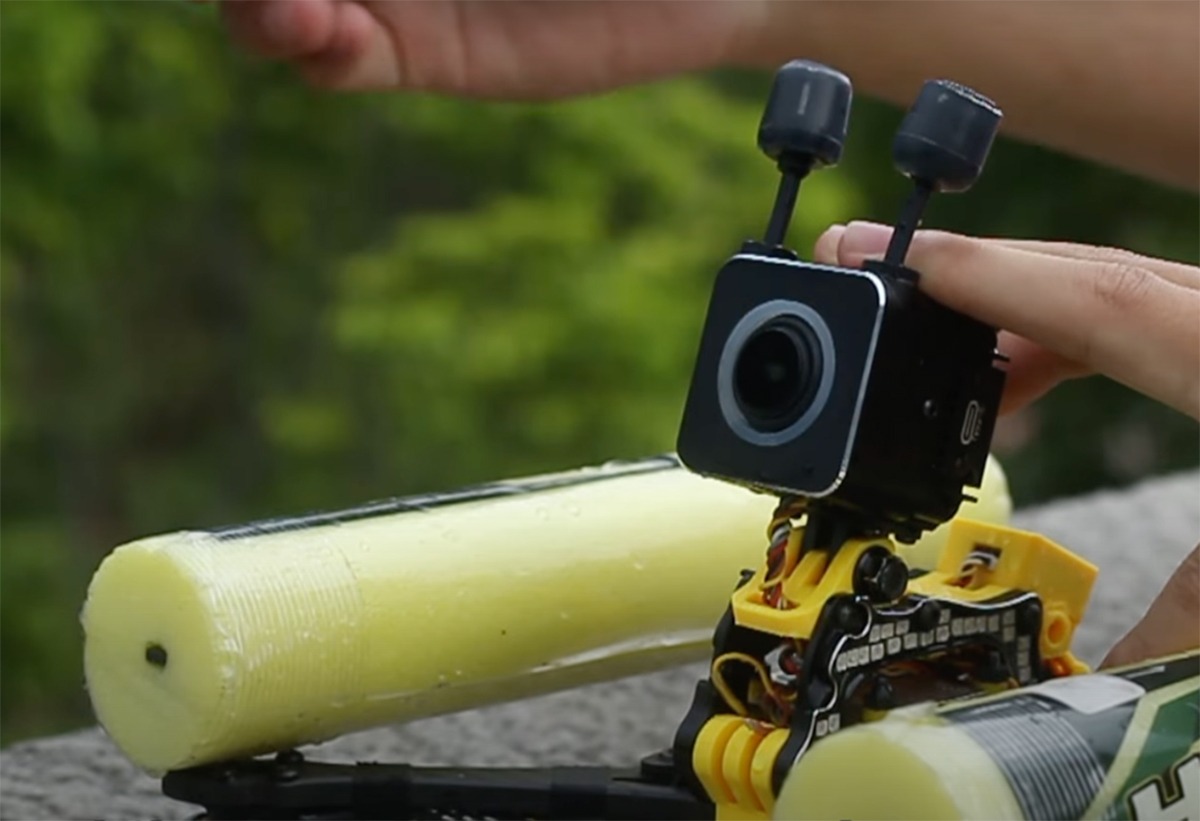 DarwinFPV : le boitier O4 Pro CNC waterproof pour DJI O4 Pro, compatible avec les supports GoPro et avec le Hulk II